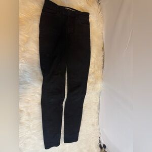 American Apparel size 27 black jeans straight leg